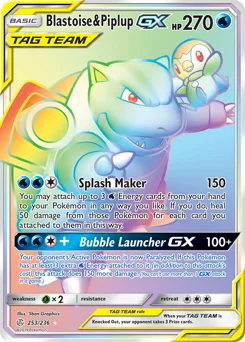 Blastoise & Piplup-GX